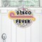 Big Dot of Happiness 70's Disco - Hanging Porch 1970s Disco Fever Party Outdoor Decorations - Front Door Decor - 1 Piece Sign